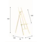 Schildersezel Leonardo - 154 cm - Blank Ongelakt, Hobby en Vrije tijd, Schilderen, Ophalen of Verzenden, Nieuw