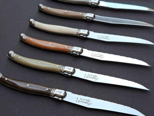 12 steakmessen - met certificaat van echtheid - diverse, Antiek en Kunst, Antiek | Keukenbenodigdheden
