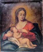 Escuela española (XVII) - Virgin and child, Antiek en Kunst, Kunst | Schilderijen | Klassiek
