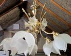 Lamp - melkglas - Unieke kroonluchter, Antiek en Kunst