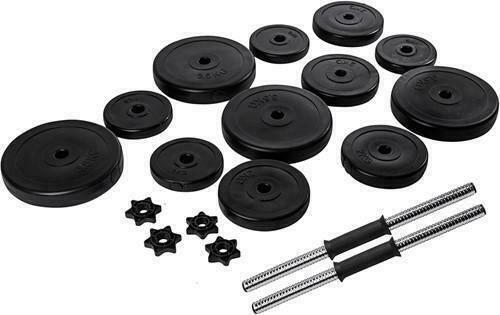 VirtuFit Verstelbare Dumbbellset - Halterset - Vinyl - Zwart, Sport en Fitness, Fitnessmaterialen, Nieuw, Ophalen