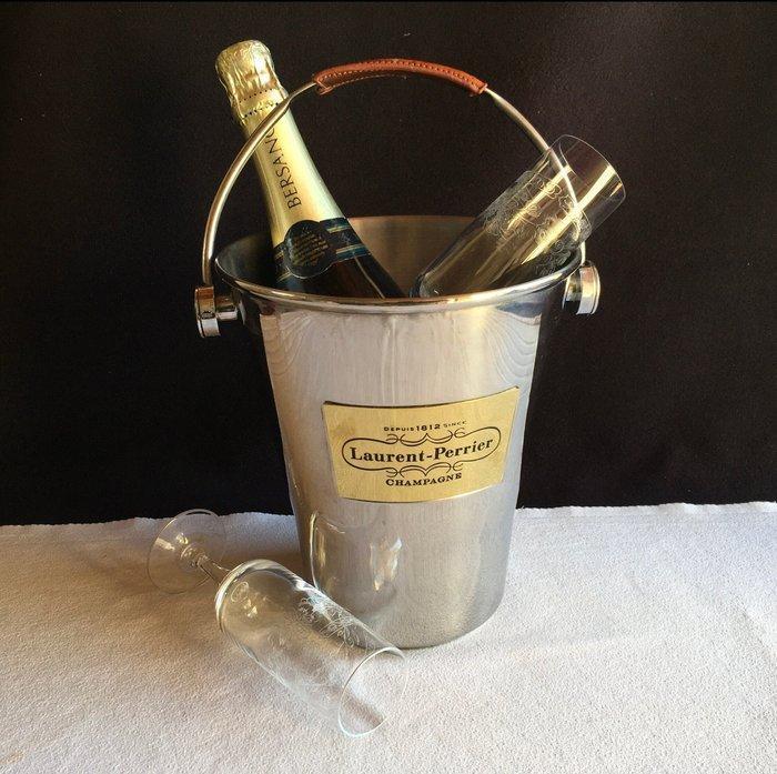 Rare Champagne Cooler Laurent Perrier - Ijsemmer - Aluminium, Antiek en Kunst, Antiek | Meubels | Tafels
