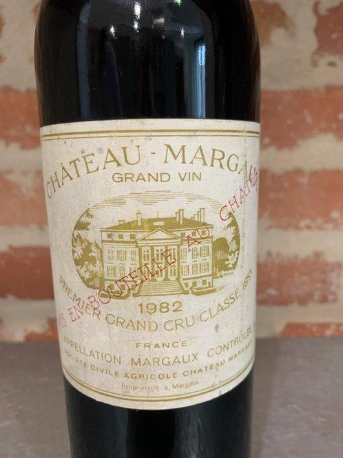 1982 Château Margaux - Margaux 1er Grand Cru Classé - 1 Fles, Verzamelen, Wijnen