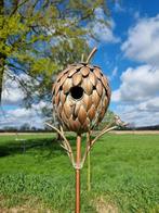 Beeldje - BIrdhouse - IJzer, Metaal