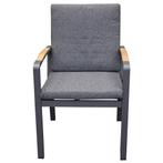 Costa Rica dining tuinstoel aluminium antraciet, Tuin en Terras, Tuinstoelen, Ophalen of Verzenden, Nieuw