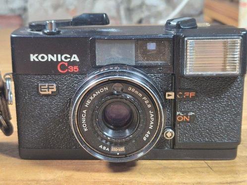 Konica C35 met Hexanon 2.8/38mm / C35EF-P met Hexanon 4/38mm, Audio, Tv en Foto, Fotocamera's Analoog