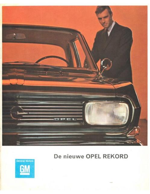 1966 OPEL REKORD B BROCHURE NEDERLANDS, Boeken, Auto's | Folders en Tijdschriften, Opel