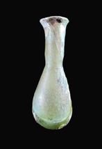 Oud-Romeins Glas Iriserend ungentarium balsematische - 77 mm, Antiek en Kunst