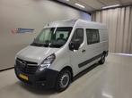 Opel Movano 2.3Turbo 150pk L2/H2 Dubbele Cabine Euro 6!, Auto's, Bestelauto's, Gebruikt, Euro 6, Overige kleuren, Airbags