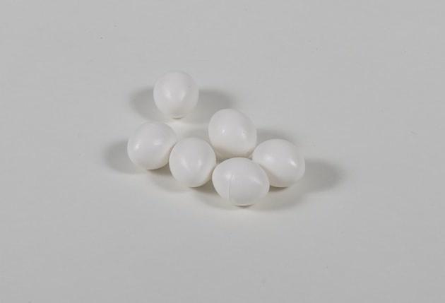 Plastic ei parkiet - Plastic eieren    - Benodigdheden, Dieren en Toebehoren, Vogels | Toebehoren, Nieuw, Verzenden