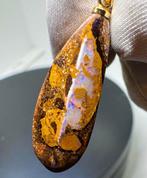 Opaal Cabochon - Hoogte: 34.5 mm - Breedte: 10 mm- 2.32 g -, Verzamelen, Mineralen en Fossielen
