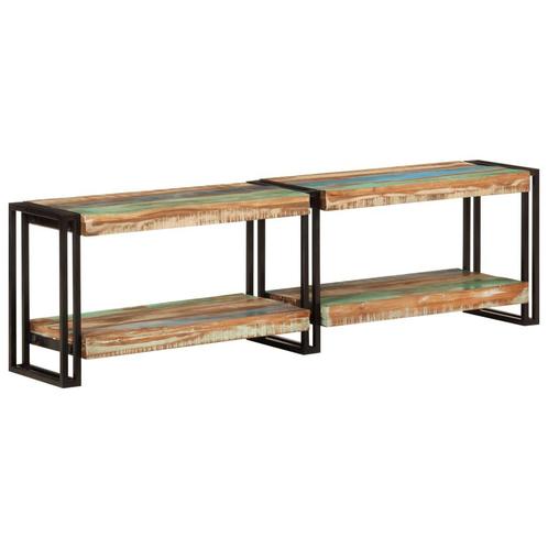 vidaXL Tv-meubel 140x30x40 cm massief gerecycled hout, Huis en Inrichting, Kasten | Televisiemeubels, 25 tot 50 cm, Nieuw, Overige houtsoorten