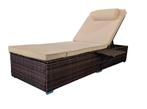 MaxxGarden Ligbed 198x65x38cm - 2 stuks - zwart (Tuin), Tuin en Terras, Verzenden, Nieuw