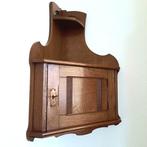 Hoekkast - Eik - Jugendstil hangkastje, Antiek en Kunst