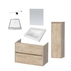 Badkamermeubelset NEXXT Small 80cm Sahara, Ophalen of Verzenden, Nieuw, Bad