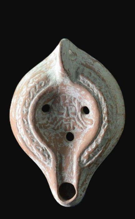 Oud-Romeins, Keizerrijk Terracotta Lamp, Antiek en Kunst, Antiek | Overige Antiek