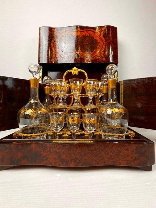 Cave à Liqueur Napoleon III - Drankkast - Burl, Antiek en Kunst, Antiek | Meubels | Stoelen en Banken