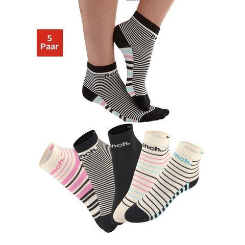 Bench. Korte sokken in streepdesign (set, 5 paar), Kleding | Dames, Leggings, Maillots en Panty's, Nieuw, Verzenden