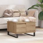 vidaXL Salontafel met lade artisanaal eikenkleurig 55 x 55 x, Huis en Inrichting, Verzenden, Vierkant, Nieuw, 50 tot 100 cm