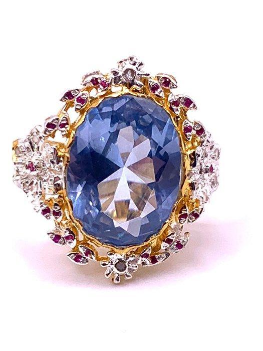 Zonder Minimumprijs - Statement ring - 9 kt. Geel goud,, Sieraden, Tassen en Uiterlijk, Antieke sieraden