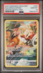 2023 Pokemon Promo - Galarian Zapdos #SWSH283 - PSA 10, Hobby en Vrije tijd, Verzamelkaartspellen | Pokémon, Verzenden, Nieuw