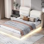 Zwevend Tweepersoonsbed 140x200cm met LED en Opvouwbaar Hoof, Verzenden, Nieuw