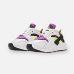 Nike Air Hurache White/ Neon Yellow-Magenta-Black, Kleding | Dames, Schoenen, Verzenden, Nike, Sneakers of Gympen, Zo goed als nieuw