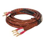 Kruger&Matz Luidspreker kabel (banana plug) KM0335, Ophalen of Verzenden, Nieuw