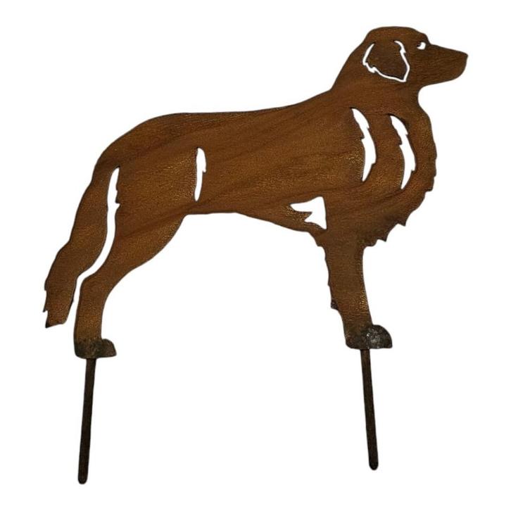 Gazonsteker Friese stabij hond Hidde 32x24cm, Tuin en Terras, Tuinwanddecoratie, Verzenden