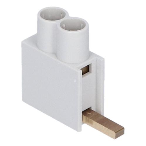 Aftakblok universeel 2 x 10 mm², aansluiting onder, Doe-het-zelf en Verbouw, Elektra en Kabels