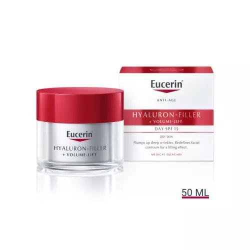 Eucerin Hyaluron-Filler + Volume-Lift Dagcrème SPF15, Sieraden, Tassen en Uiterlijk, Uiterlijk | Gezichtsverzorging, Nieuw, Verzenden