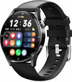 Heren smartwatch met telefoon, gezondheids- en fitnessfun..., Sieraden, Tassen en Uiterlijk, Smartwatches, Nieuw, Verzenden
