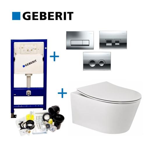 Geberit up100 Toiletset BWS Calitri Urb.y | Rimfree Compact, Doe-het-zelf en Verbouw, Sanitair, Overige typen, Nieuw, Ophalen of Verzenden