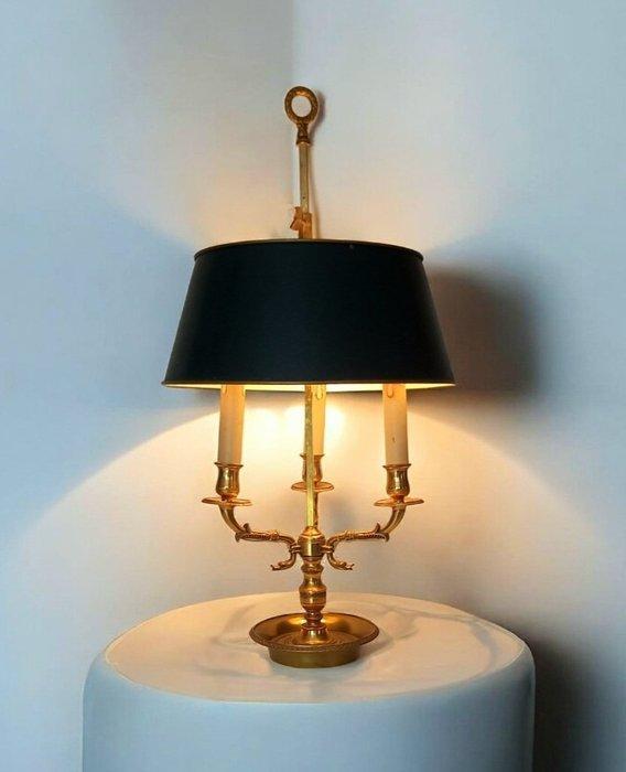 Bouilotte lamp - Warmwaterkruik met Zwanenkoppen -, Antiek en Kunst, Antiek | Meubels | Stoelen en Banken