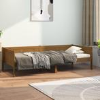 vidaXL Slaapbank massief grenenhout honingbruin 90x190 cm, 90 cm, Eenpersoons, Bruin, Verzenden