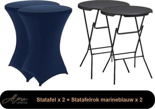 Statafel Zwart + Rok Marineblauw - set van 2, Kinderen en Baby's, Speelgoed | Actiefiguren, Nieuw, Ophalen of Verzenden