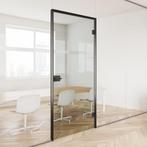 Glazen deur met deurkozijn 2,1m² - Zwart, Ophalen of Verzenden, Nieuw