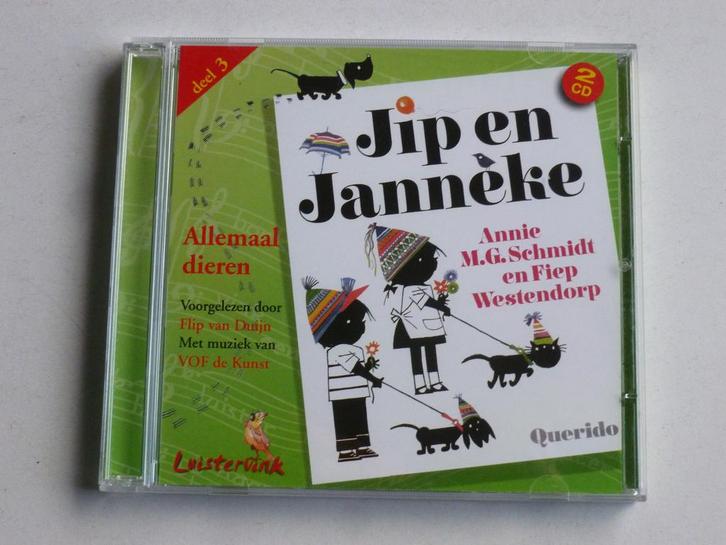Jip en Janneke - Annie M.G. Schmidt Deel 3 (2 CD), Cd's en Dvd's, Cd's | Kinderen en Jeugd, Zo goed als nieuw, Verzenden