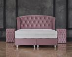 Opberg Boxspring Aurora - Roze, Verzenden, Nieuw, Modern