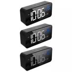 Izoxis LED Wekker – met Snooze, Spraakbediening & Tempera., Ophalen of Verzenden, Nieuw