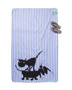 HEMA Siepie microvezel handdoek 110x175cm, Huis en Inrichting, Badkamer | Badtextiel en Accessoires, Verzenden, Nieuw, Blauw