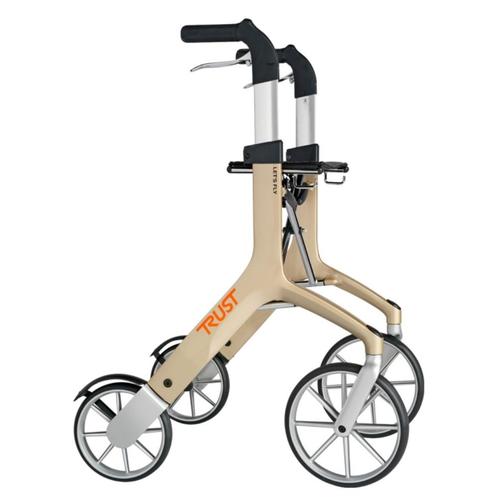 TrustCare lets fly, lichtgewicht rollator - Beige, Diversen, Rollators, Ophalen of Verzenden