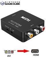 MarioCube.nl: AV to HDMI Adapter Zwart Nieuw - iDEAL!, Spelcomputers en Games, Spelcomputers | Nintendo GameCube, Nieuw, Ophalen of Verzenden