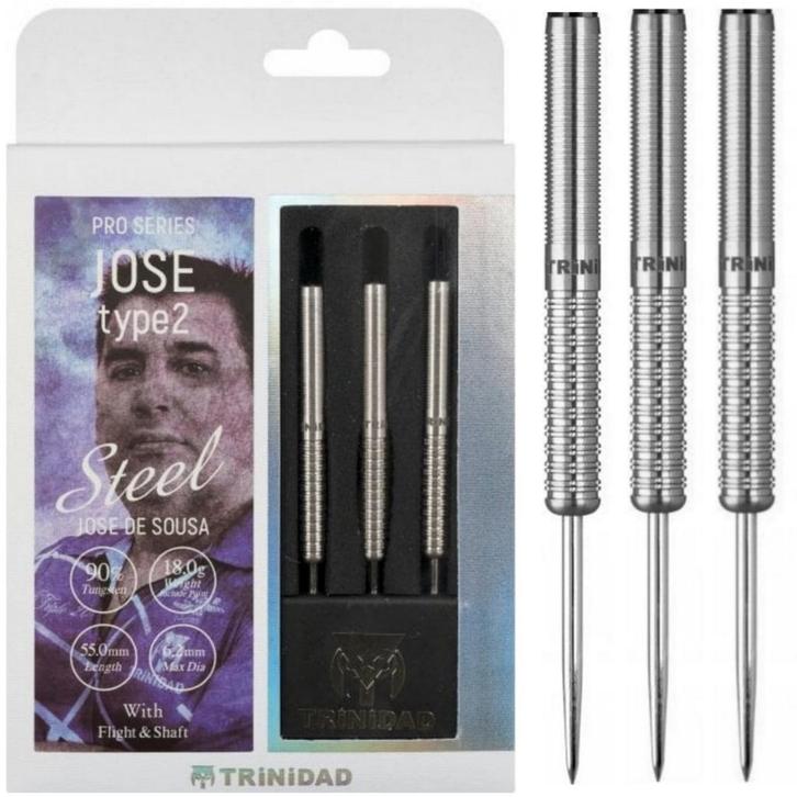 Trinidad Jose De Sousa Type 2 90% Dartpijlen 18-20 Gram, Sport en Fitness, Darts, Nieuw, Verzenden