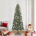vidaXL Kunstkerstboom met 300 LED Groen 86 x 86 x 210 cm PVC, Verzenden, Nieuw