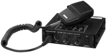 compacte versterker 10 Watt met microfoon 12 Volt werking