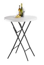 Inklapbare Statafel Wit | 80 x 110 cm, Verzenden, Nieuw in verpakking