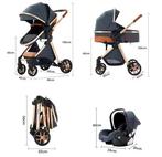3-in-1 Kinderwagen Reissysteem met ISOFIX en Autostoel, Verzenden, Nieuw