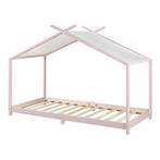 Kinderbed Brome huisbed 90x200 cm roze [en.casa], Kinderen en Baby's, Kinderkamer | Bedden, Verzenden, Nieuw