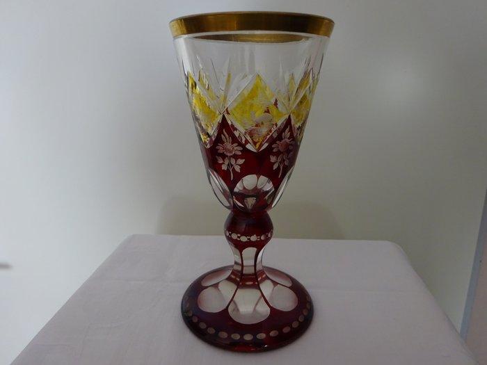 Mok - Glas - Pronkbeker, Antiek en Kunst, Antiek | Glas en Kristal